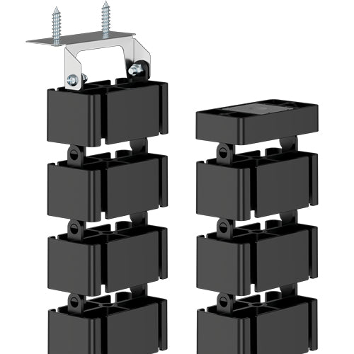 Fellowes 100136871 cable organizer Desk Cable sleeve Black 1 pc(s)