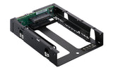 QNAP QDA-A2AR storage drive enclosure HDD/SSD enclosure Black 2.5"