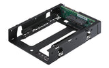 QNAP QDA-A2AR storage drive enclosure HDD/SSD enclosure Black 2.5"