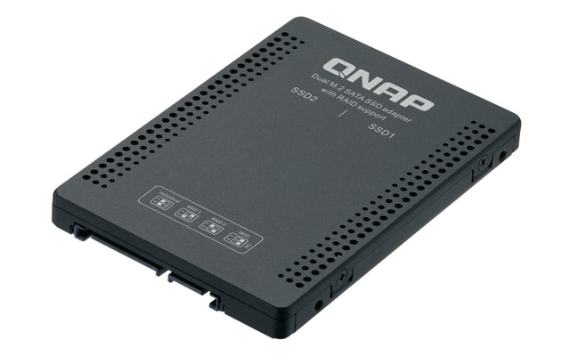 QNAP QDA-A2MAR storage drive enclosure SSD enclosure Black M.2