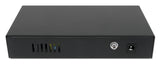 Intellinet 6-Port Fast Ethernet Switch with 4 PoE Ports (1 x High-Power PoE), One High-Power 60 W PSE PoE Port, Three IEEE 802.3at/af PSE PoE Ports, PoE Power Budget of 65 W, PoE Extend Mode, Two RJ45 Uplink Ports, VLAN