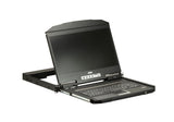ATEN CL3700NW rack console 47 cm (18.5") 1920 x 1080 pixels Metal, Plastic Black 1U