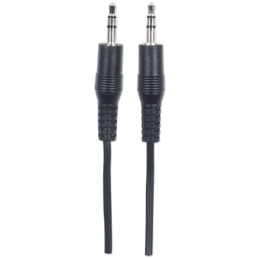 Manhattan 334594 audio cable 1.8 m 3.5mm Black