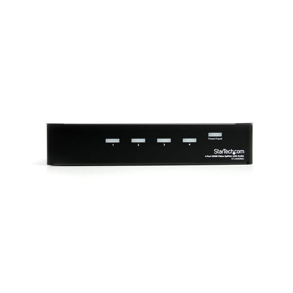 StarTech.com 4-port HDMI splitter and signal amplifier - TAA