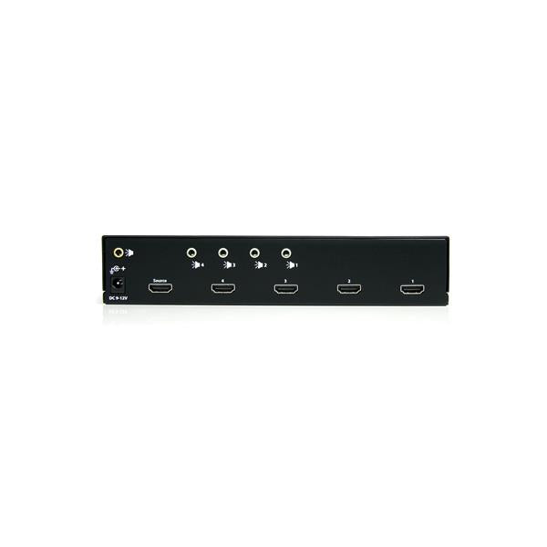 StarTech.com 4-port HDMI splitter and signal amplifier - TAA