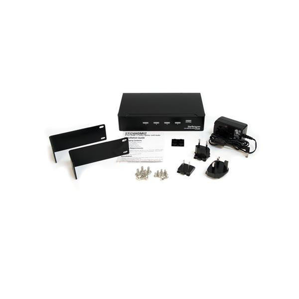 StarTech.com 4-port HDMI splitter and signal amplifier - TAA
