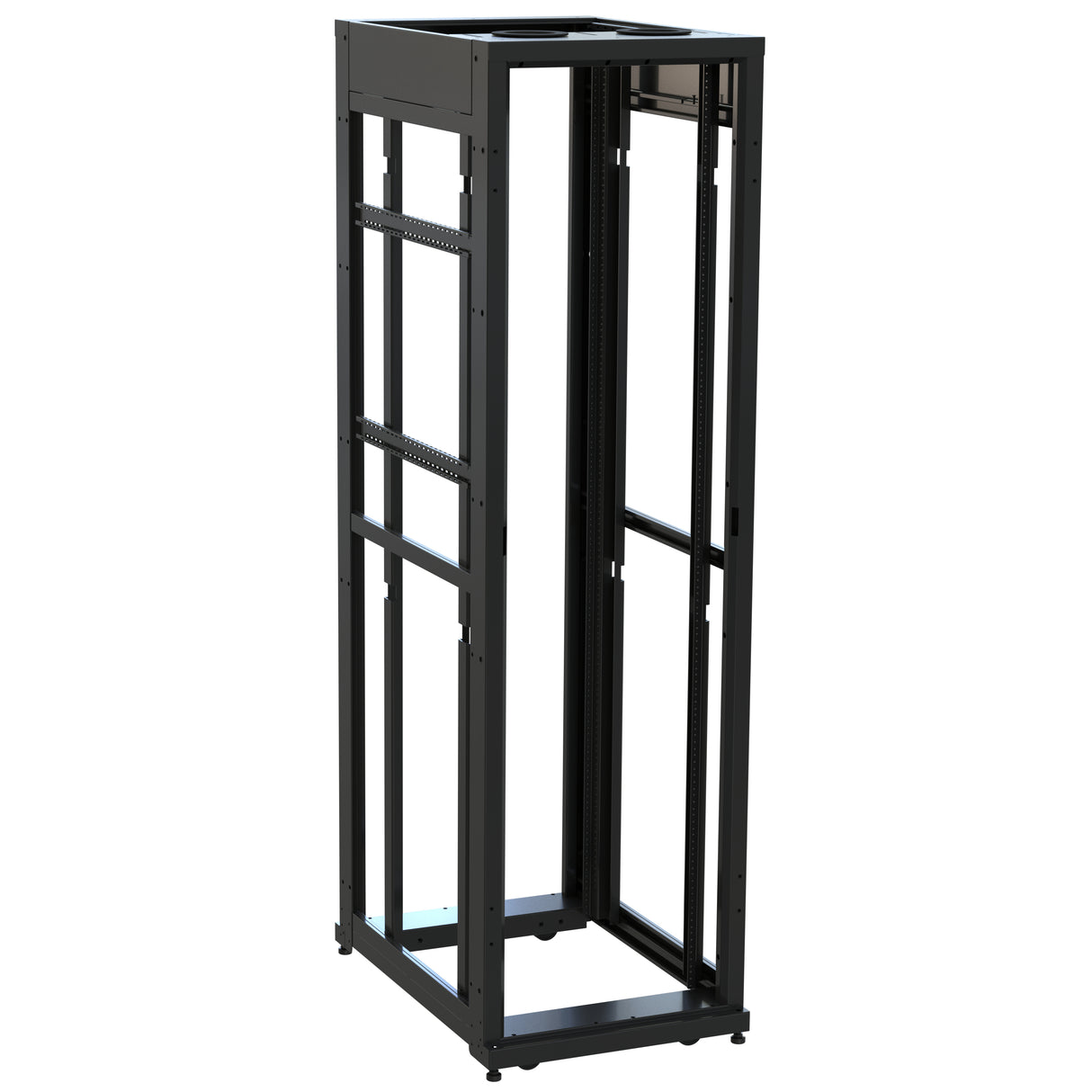Middle Atlantic 45 RU SNE Series Rack Frame, 36 Inches Deep, 24 Inches Wide with 10-32 Rackrail