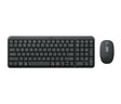 Logitech MK250 Compact Bluetooth Wireless Combo keyboard Mouse included Universal RF Wireless + Bluetooth QWERTY US English Graphite