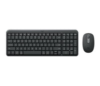 Logitech MK250 Compact Bluetooth Wireless Combo keyboard Mouse included Universal RF Wireless + Bluetooth QWERTY US English Graphite
