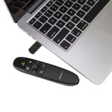StarTech.com Wireless Presentation Remote with Green Laser Pointer - 90 ft. (27 m) - TAA