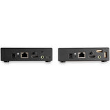 StarTech.com HDMI KVM Extender over IP Network - 4K 30Hz HDMI 2.0 and USB over IP LAN or Cat5e/Cat6 Ethernet Cable (100m/330ft) - Remote KVM Switch/Console Transmitter/Receiver Extender Kit - TAA