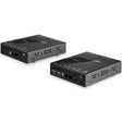 StarTech.com HDMI KVM Extender over IP Network - 4K 30Hz HDMI 2.0 and USB over IP LAN or Cat5e/Cat6 Ethernet Cable (100m/330ft) - Remote KVM Switch/Console Transmitter/Receiver Extender Kit - TAA