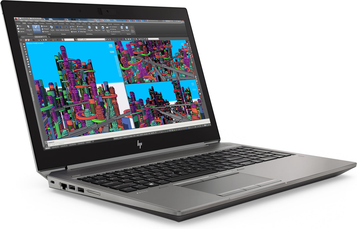 HP ZBook 15 G5 Intel® Core™ i7 i7-8750H Mobile workstation 39.6 cm (15.6") Full HD 32 GB DDR4-SDRAM 256 GB SSD Windows 10 Pro Silver