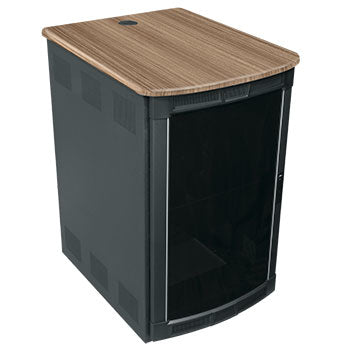 Middle Atlantic BGR-19SA27MDK-DC rack cabinet 19U Freestanding rack Black, Wood