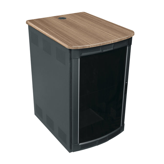 Middle Atlantic BGR-25SA32MDK-DP rack cabinet 25U Freestanding rack Black, Wood