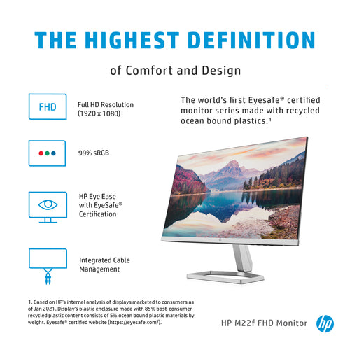 HP M22f FHD Monitor