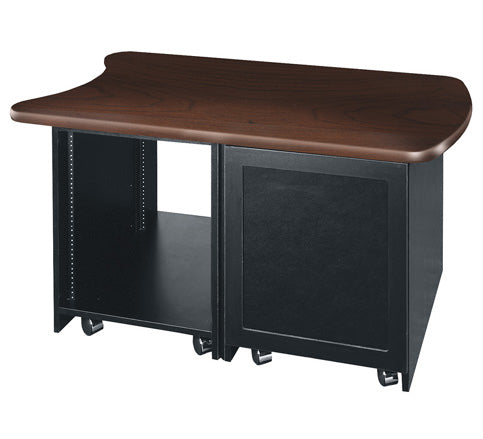 Middle Atlantic D12D-HM rack cabinet 12U Freestanding rack Black, Wood