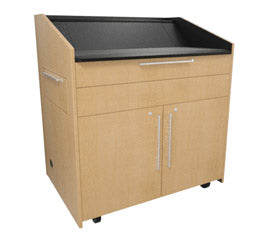 Middle Atlantic L5KCB2SETNMZP002 Lectern Black, Wood