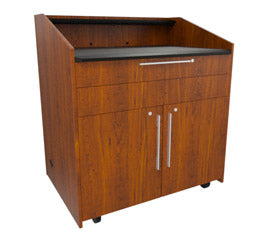 Middle Atlantic L5KCB2SFHB3ZP001 Lectern Black, Wood