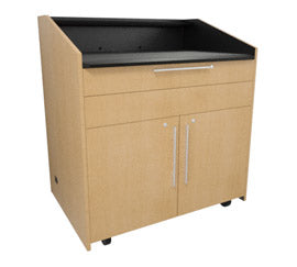Middle Atlantic L5KCB2SFTNMZP001 Lectern Black, Wood