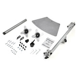 StarTech.com Dual Monitor Stand - Ergonomic Free Standing Dual Monitor Desktop Stand for two 24" (17.6lb/8kg) VESA Mount Displays - Synchronized Height Adjustable - Double Monitor Pole Mount - Silver
