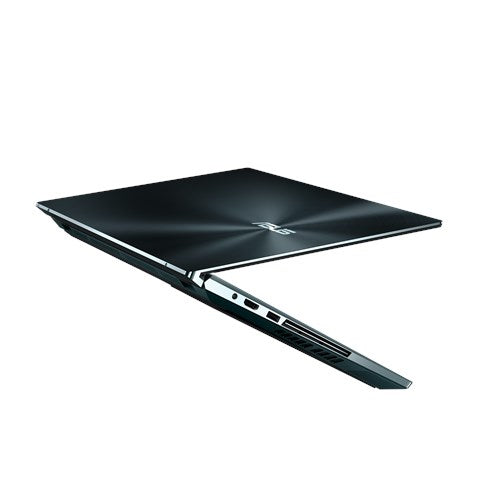 ASUS Zenbook Pro Duo UX581GV-XB74T laptop Intel® Core™ i7 i7-9750H 39.6 cm (15.6") Touchscreen 4K Ultra HD 16 GB DDR4-SDRAM 1 TB SSD NVIDIA® GeForce RTX™ 2060 Wi-Fi 6 (802.11ax) Windows 10 Home Black