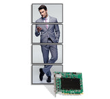 Matrox QuadHead2Go Q185 Multi-Monitor-Controller Card / Q2G-DP4K-C