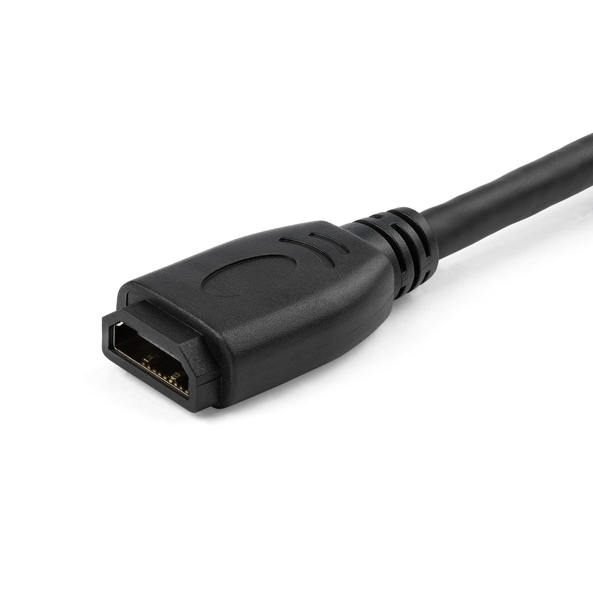 StarTech.com 6in (15cm) HDMI Port Saver Cable - 4K 60Hz High Speed HDMI 2.0 Extension Cable with Ethernet - Short HDMI Extension Cable - HDMI Male to Female Extension Adapter Cord