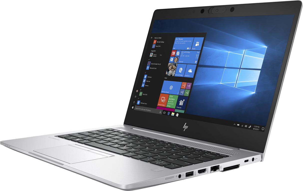 HP EliteBook 830 G6 Intel® Core™ i5 i5-8365U Laptop 33.8 cm (13.3") Full HD 8 GB DDR4-SDRAM 256 GB SSD Wi-Fi 6 (802.11ax) Windows 10 Pro Silver