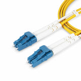 StarTech.com 40m (131ft) LC to LC (UPC) OS2 Single Mode Duplex Fiber Optic Cable, 9/125µm, 100G, Bend Insensitive, Low Insertion Loss - LSZH Fiber Jumper Cord