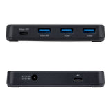 StarTech.com 4-Port USB-C and USB-A Hub, 5Gbps, Self-Powered, 2-in-1 USB-C and USB-A Host Cable, 1x USB-C and 3x USB-A (1x BC 1.2), 36W Power Adapter Included