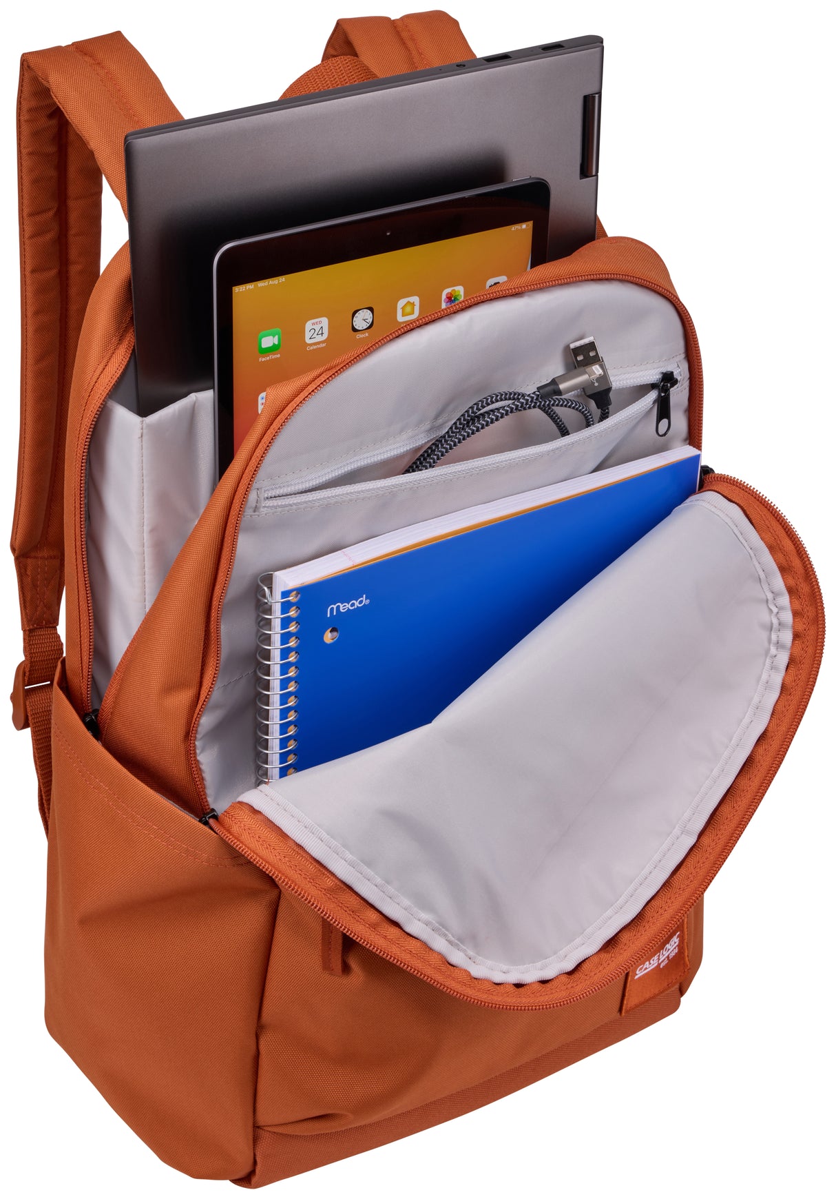 Case Logic Campus CCAM3216 - Raw copper backpack Casual backpack Orange Polyester