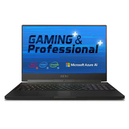 GIGABYTE AERO 15 Classic-WA-U74ADP Intel® Core™ i7 i7-9750H Laptop 39.6 cm (15.6") 4K Ultra HD 16 GB DDR4-SDRAM 512 GB SSD NVIDIA® GeForce RTX™ 2060 Wi-Fi 5 (802.11ac) Windows 10 Pro Black