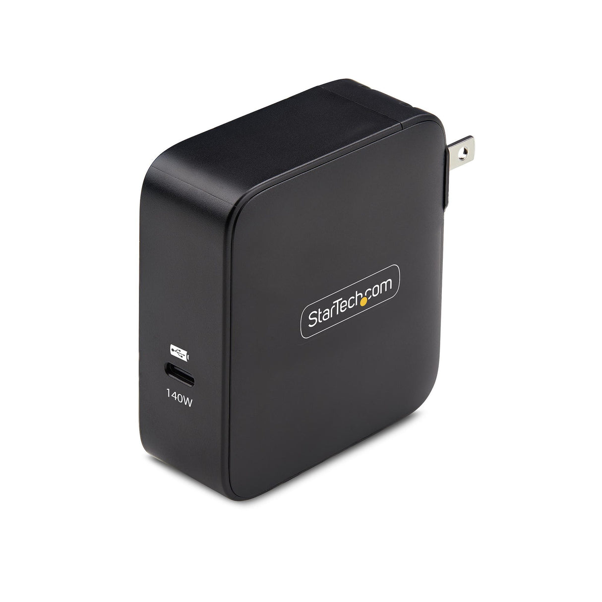 StarTech.com 140W USB-C Wall Charger, USB-IF Certified, Single USB-C, PD 3.1 Portable GaN Charging, Power Adapter for MacBook M3 Pro/Max, Dell XPS/Inspiron/Precision