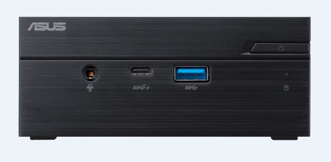 ASUS PN61-BB7042MV PC/workstation barebone 0.6L sized PC Black i7-8565U BGA 1528 1.8 GHz