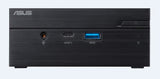 ASUS PN61-BB7024MT PC/workstation barebone 0.6L sized PC Black i7-8565U BGA 1528 1.8 GHz