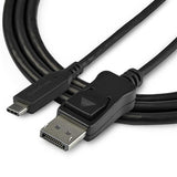 StarTech.com 3.3ft (1m) USB C to DisplayPort 1.4 Cable - 8K/5K/4K USB Type-C to DP 1.4 Alt Mode Video Adapter Converter - HBR3/HDR/DSC - 8K 60Hz DP Monitor Cable - USB-C/Thunderbolt
