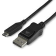 StarTech.com 3.3ft (1m) USB C to DisplayPort 1.4 Cable - 8K/5K/4K USB Type-C to DP 1.4 Alt Mode Video Adapter Converter - HBR3/HDR/DSC - 8K 60Hz DP Monitor Cable - USB-C/Thunderbolt