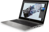 HP ZBook 15u G6 Intel® Core™ i7 i7-8665U Mobile workstation 39.6 cm (15.6") 4K Ultra HD 16 GB DDR4-SDRAM 512 GB SSD AMD Radeon Pro WX 3200 Wi-Fi 6 (802.11ax) Windows 10 Pro Black, Silver