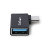 StarTech.com USB-C to USB-A Adapter, Right-Angled, USB 5Gbps, 3A, USB-C Male to USB-A Female Converter, Durable Metal Housing - Thunderbolt Compatible