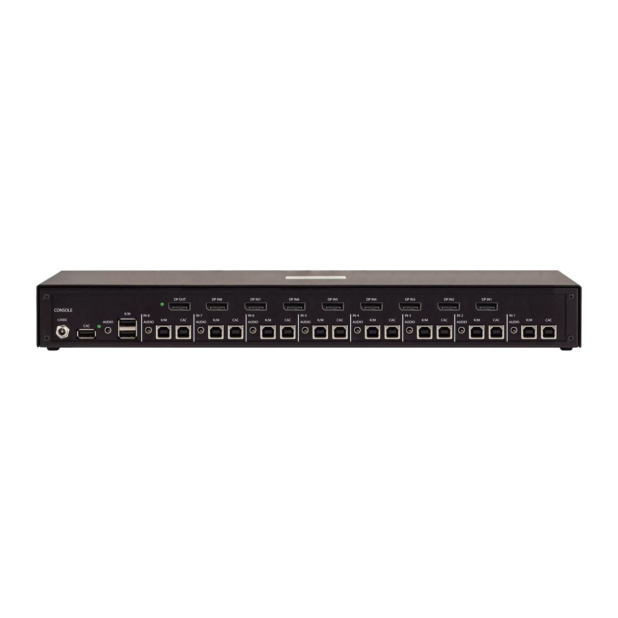 StarTech.com Secure 8-Port KVM Switch, DisplayPort, 4K 60Hz, NIAP 4.0 Desktop KVM, CAC, Metal Housing, Made in the USA