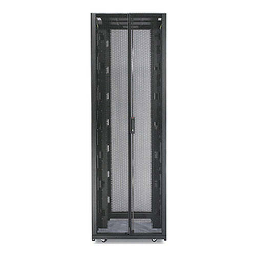 APC NetShelter SX, Server Rack Enclosure, 45U, Shock Packaging, 2000 lbs, Black, 2124H x 750W x 1070D mm
