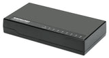 Intellinet 8-Port Gigabit Ethernet Switch, Desktop Size, Plastic, IEEE 802.3az (Energy Efficient Ethernet), Black