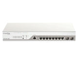 D-Link 10-Port Gigabit PoE+ Nuclias Smart Managed Switch including 2x SFP Ports