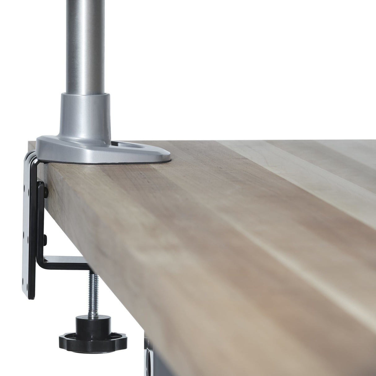StarTech.com Desk Mount Monitor Arm - VESA or Apple iMac/Thunderbolt or Ultrawide Display up to 49" (30.9lb/14kg) - Articulating Height Adjustable Single Desktop Monitor Pole Mount - Clamp/Grommet - TAA