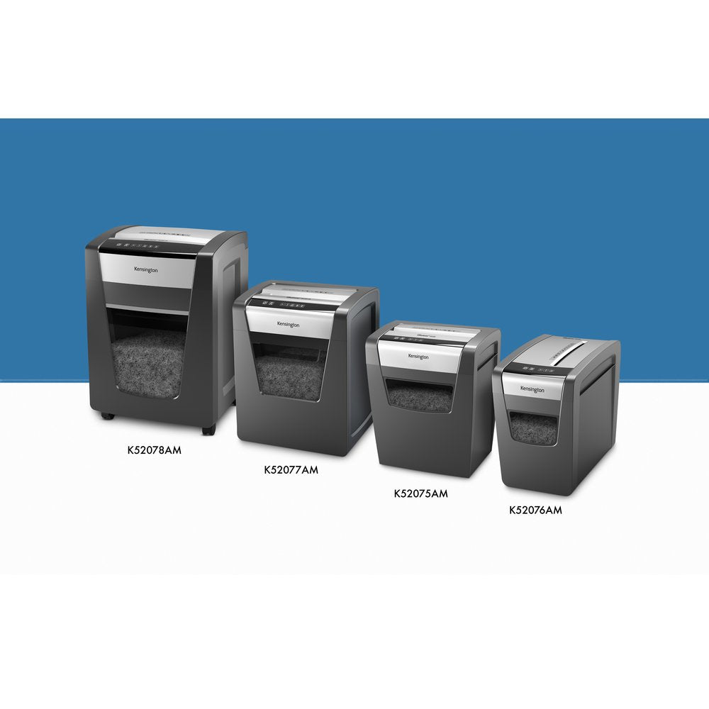 Kensington K52076AM paper shredder Cross shredding 62 dB Black, Silver