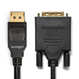 Kensington DisplayPort 1.1 (M) to DVI-D (M) passive unidirectional cable, 1.8m (6ft)