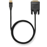 Kensington DisplayPort 1.1 (M) to DVI-D (M) passive unidirectional cable, 1.8m (6ft)