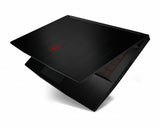 MSI Gaming GF63 9SC-060CA Thin Intel® Core™ i5 i5-9300H Laptop 39.6 cm (15.6") Full HD 8 GB DDR4-SDRAM 256 GB SSD NVIDIA® GeForce® GTX 1650 Max-Q Wi-Fi 5 (802.11ac) Windows 10 Home Black