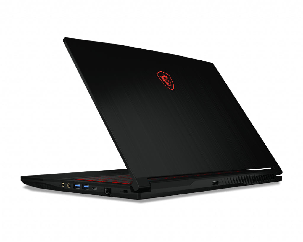 MSI Gaming GF63 9SC-060CA Thin Intel® Core™ i5 i5-9300H Laptop 39.6 cm (15.6") Full HD 8 GB DDR4-SDRAM 256 GB SSD NVIDIA® GeForce® GTX 1650 Max-Q Wi-Fi 5 (802.11ac) Windows 10 Home Black
